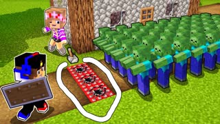 Майнкрафт но Я Провел 100 Дней в ЗОМБИ АПОКАЛИПСИСЕ в Майнкрафте Троллинг Ловушка Minecraft